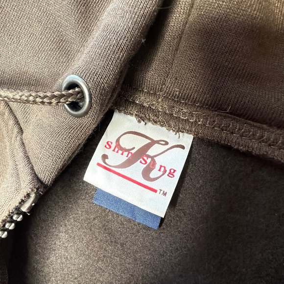 Hoodie - Mens large. Washington DC theme Brown. - Picture 8 of 9